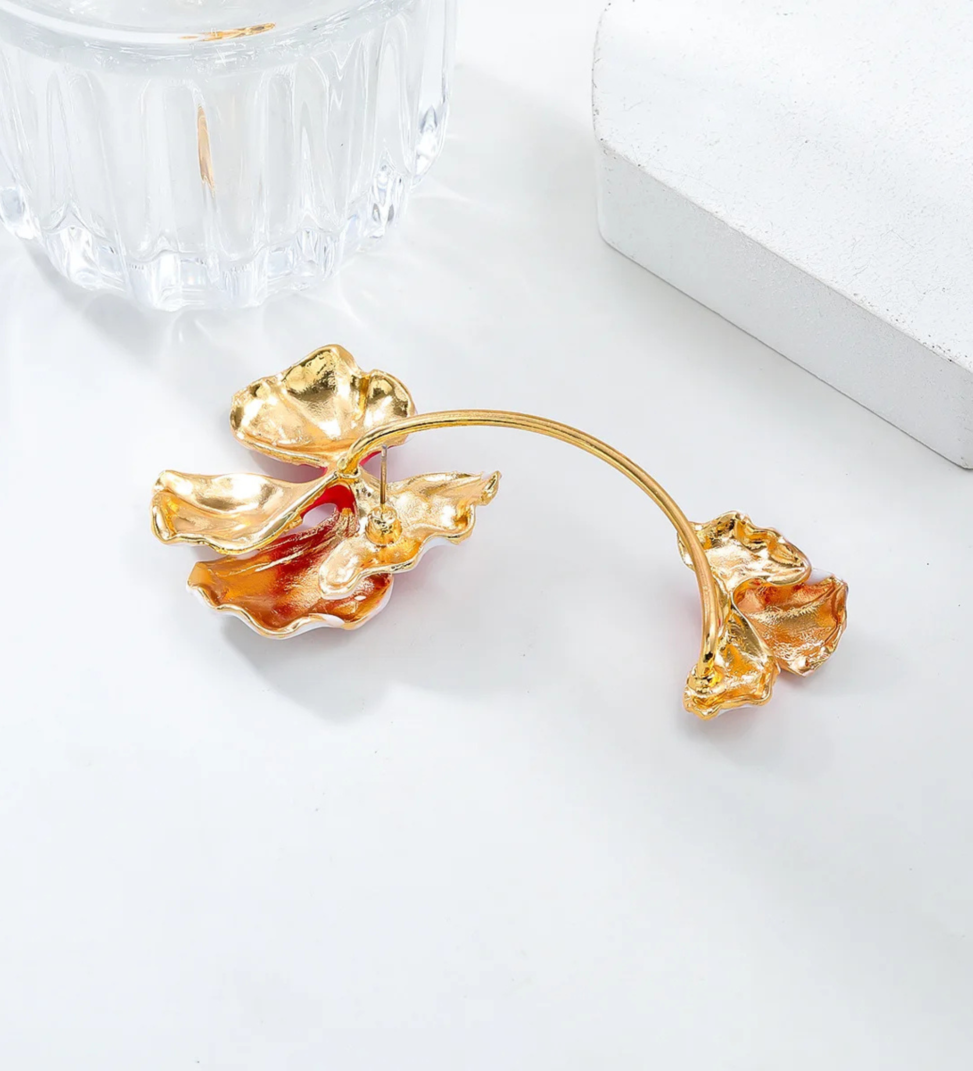 Elegant Flower Ear Cuff